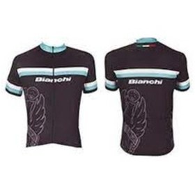 Resim Bianchi Sport Kısa Kol Kadın Forma Siyah/Celeste/Beyaz XL 