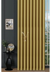 Resim Blackout Fon Perde V-2017 Yağ Yeşili Yağ Yeşili 