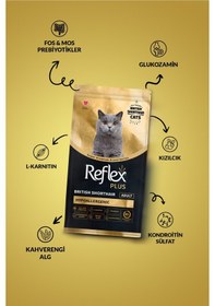 Resim Reflex Plus British Shorthair Yetişkin Kedi Maması 8 Kg 