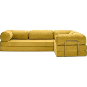 Resim Legom Modüler Koltuk Takımı L Koltuk Sünger Yataklı Kanepe Sarı 