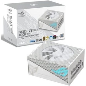 Resim Asus Rog Strix 1000G Aura 1000 W 80+ Gold Full Modüler 135 MM Fanlı Beyaz Güç Kaynağı 