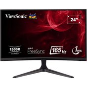 Resim 23.6 VIEWSONIC VX2418C 1MS 165HZ 2XHDMI 1XDP FHD 1920X1080 HOPARLÖR CURVED VESA SİYAH YokYok16:923.6"EvetSiyahİş / Ev178/178250 Cd/m2HDMI 1,4: 2 DisplayPort: 1 Elektrik Girişi: DC Fiş ...