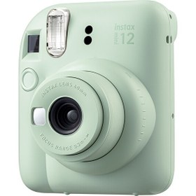 Resim Fujifilm Instax Mini 12 Yeşil Şipşak Fotoğraf Makinesi-20'li Film ve Laporta Albüm Seti 