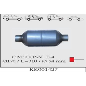 Resim NESS EXHAUST SYSTEMS Katalitik Konvektör /cat.converter 