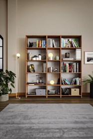 Resim Kzy Mobilya GENİŞ MONTESSORİ KİTAPLIK ATLANTİK ÇAM 