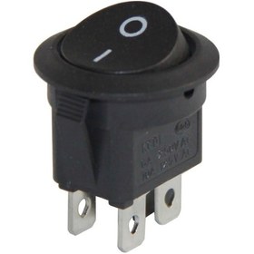 Resim Ce-133-4 Yuvarlak Işıksız Anahtar On-Off 4P 