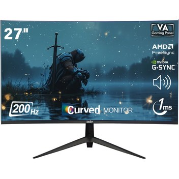 İzoly 2456 24" 100 Hz FHD 16.7M LED Curved Oyuncu Monitörü