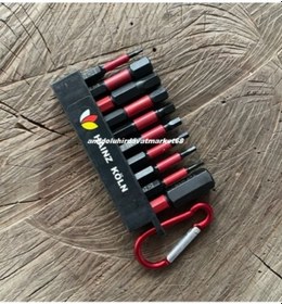 Resim Köln Mıknatıslı Çelik Alyan Seti Bits Alyan Uç Takımı 1,5mm Den 10mm Kadar 10pcs Matkap Ucu 