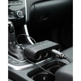 Resim Zcv Mey Ithalat® Araç Çakmak Çoklayıcı 4 Çıkışlı 2 USB ve Type C Girişli Çok Fonksiyon 