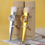 Resim Kazoo Metal Kazoo Gitar Ukulele Eşlik Renkli Başlangıç Basit Kolay Öğrenilebilir Enstrüman 