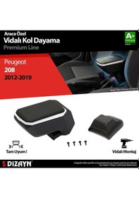 Resim Peugeot 208 Abs Vidalı Kol Dayama Kolçak Gri 2012-2019 A+kalite 