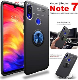 Resim Xiaomi Redmi Note 7 Stantli Yüzüklü Manyetik Kaliteli Kilif 336548780 
