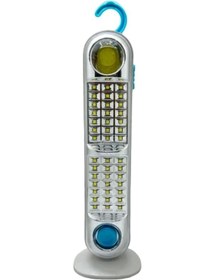 Resim V-005 42 Ledli+fener Solar Güneş Panelli Ultra Güçlü Ledli Şarjlı Işıldak Çok Renkli 