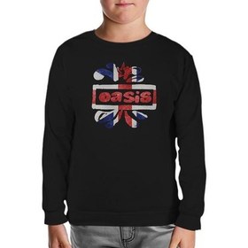 Resim Lord T-Shirt Oasis Logo Siyah Çocuk Sweatshirt 