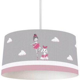 Resim Talia Home Balerin ve Tavşan Çocuk ve Bebek Odası Sarkıt Avize TLAV-134 