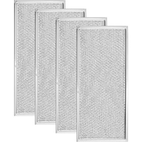 Resim 4pcs W10208631A Mikrodalga Gres Filtresi Alüminyum Örgü Filtresi Ge Maytag Mikrodalgaları Filtrenin Değiştirilir (Yurt Dışından) 