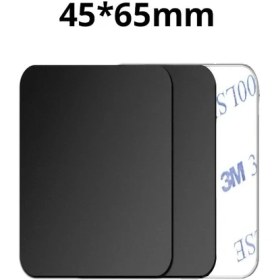 Resim GongtuShop 3 Adet Siyah 45X65 Stili Etiket Metal Plaka Disk Demir Levha Mıknatıs Cep Telefonu Tutucu Için Manyetik Araç Telefonu Standı Sahipleri Için (Yurt Dışından) 