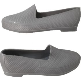 Resim Soylu Gri Erkek Lastik Bağ-Bahçe Deniz/havuz Ayakkabı 