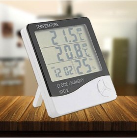 Resim 5DM Masaüstü Iç - Dış Mekan Dijital Termometre Nem Ölçer Higrometre 