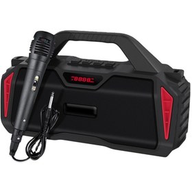 Resim gaman El Tipi Taşınabilir Mevlüt Toplantı Anfisi Kablosuz Hoparlör + Mikrofon Rt-405 