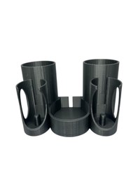 Resim 3dprototürk Şarjlı Diş Fırçası Tutucu Stand Gümüş Gri Renk Gri 