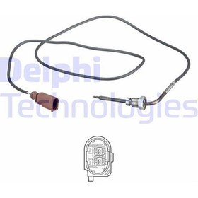 Resim Delphı-ts30169 - Egzoz Sıcaklık Sensoru Dızel Partıkul Fıltres 