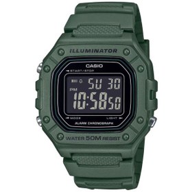 Resim Casio W-218h-3bvdf Erkek Kol Saati Yeşil 