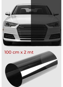 Resim Cam Filmi Siyah Amerikan Çizilmez Orta ton 100 CM x 2 M 