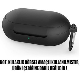 Resim Microsonic Samsung Galaxy Buds Plus Mat Silikon Kılıf Siyah 