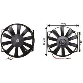 Resim Üniversal Aksiyel Fan Motoru Düz Pervane 24 Volt 10 Inc Üfleyici 