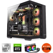 Resim Zeiron Blade RTX20 Intel Core I7-12700F 32GB Ram 1 Tb M.2 Nvme 12GB 192BIT RTX3060 Sıvı Soğutmalı Oyuncu Masaüstü Bilgisayar 
