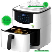 Resim Wiami Airfryer 7 L Buharlı Hava Fritözü Beyaz 