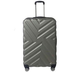 Resim Cakgo 031-26 Plastik Orta Boy Valiz Antrasit 