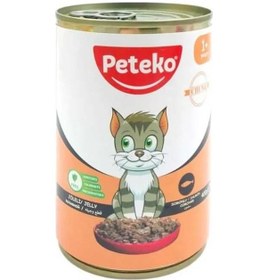 Resim Peteko Somonlu Kedi Konserve 400gr 