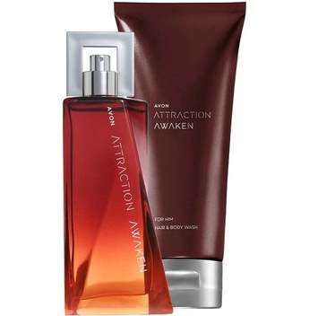 Attraction Awaken Erkek Parfüm Ve Saç Vücut Şampuan Paketi Fresh