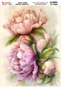 Resim Pirinç Dekopaj Kağıdı 30x42cm Pt-3856 Çiçek 