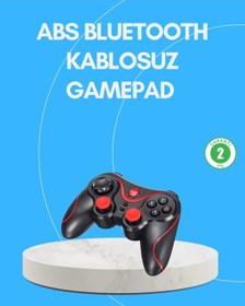 Resim Uzun Pil Ömürlü Kablosuz Oyun Kumandası Pc Telefon Tablet İçin 