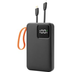 Resim Intouch 10.000 Mah Mini Kablolu Hızlı Powerbank 22W Pd Quick Fast Taşınabilir Şarj Cihazı 