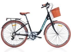 Resim Bianchi C261 26 Jant Şehir Bisikleti 38cm Siyah 