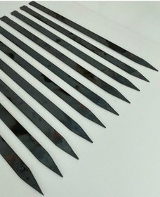 Resim 10 Adet Adana Kebap Şişi -Özel Üretim Sıcak Dövme- Beyti Şiş 60CM 