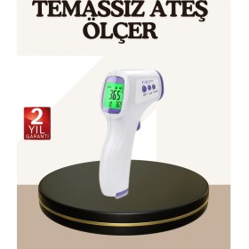 Resim Kızılötesi Alından Temassız Ateş Ölçer Akıllı Sesli Uyarı - Lisinya 
