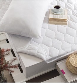 Resim Komfort Home King Size Çift Kişilik Yatak Koruyucu Alez 180X200 C Beyaz 