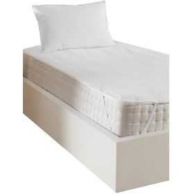 Resim Evony Tek Kişilik Alez 90x200 Cm Sıvı Geçirmez Köşe Lastikli Micro Beyaz 