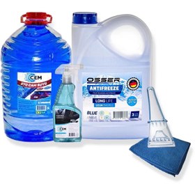 Resim CEM CAR CARE Ultra Kışlık Oto Bakım Seti 5 Parça Mikro Fiber Bez Hediye 