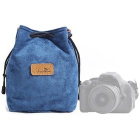 Resim Sccotton Astar Darbeye Dayanıklı Dijital Koruma Taşınabilir Slr Lens Çantası Mikro Tek Kamera Çantası Kare Mavi M 