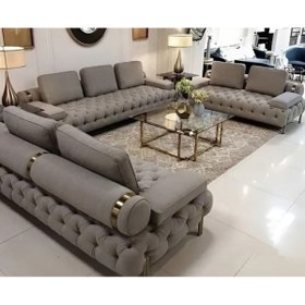 Resim PalmirAtic Oturma grubu lüks çeli koltuk takımı 