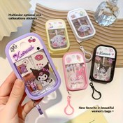 Resim Sanrio Kuromi & Cinnamoroll Seyahat Dostu Parfüm ve Dezenfektan Sprey Şişesi - Sevimli Karakter Tasarımı, Kozmetik ve El Dezenfektanı için Taşınabilir İnce Sis Atomizörü, PVC İçermeyen Plastik, Çok Renk Seçenekleri (Mor, Sarı, Pembe) 