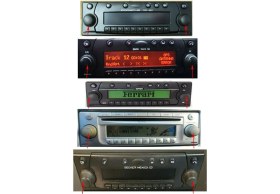 Resim Behin Dizayn Porsche Boxster 986 CD Radio Için Radyo Düğmesi 1 Adet 