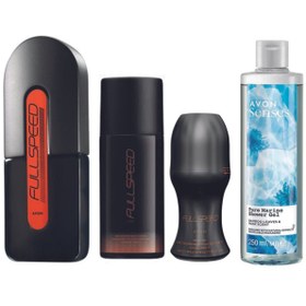 Resim Avon Fullspeed Edt 75 ml Erkek Parfüm Ve Bakım 4'lü Set 