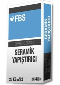 Resim Fbs Seramik Yapıştırıcı 25 KG Gri 